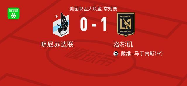开云直播公司-洛杉矶1-0明尼苏达联，戴维-马丁内斯一击制胜